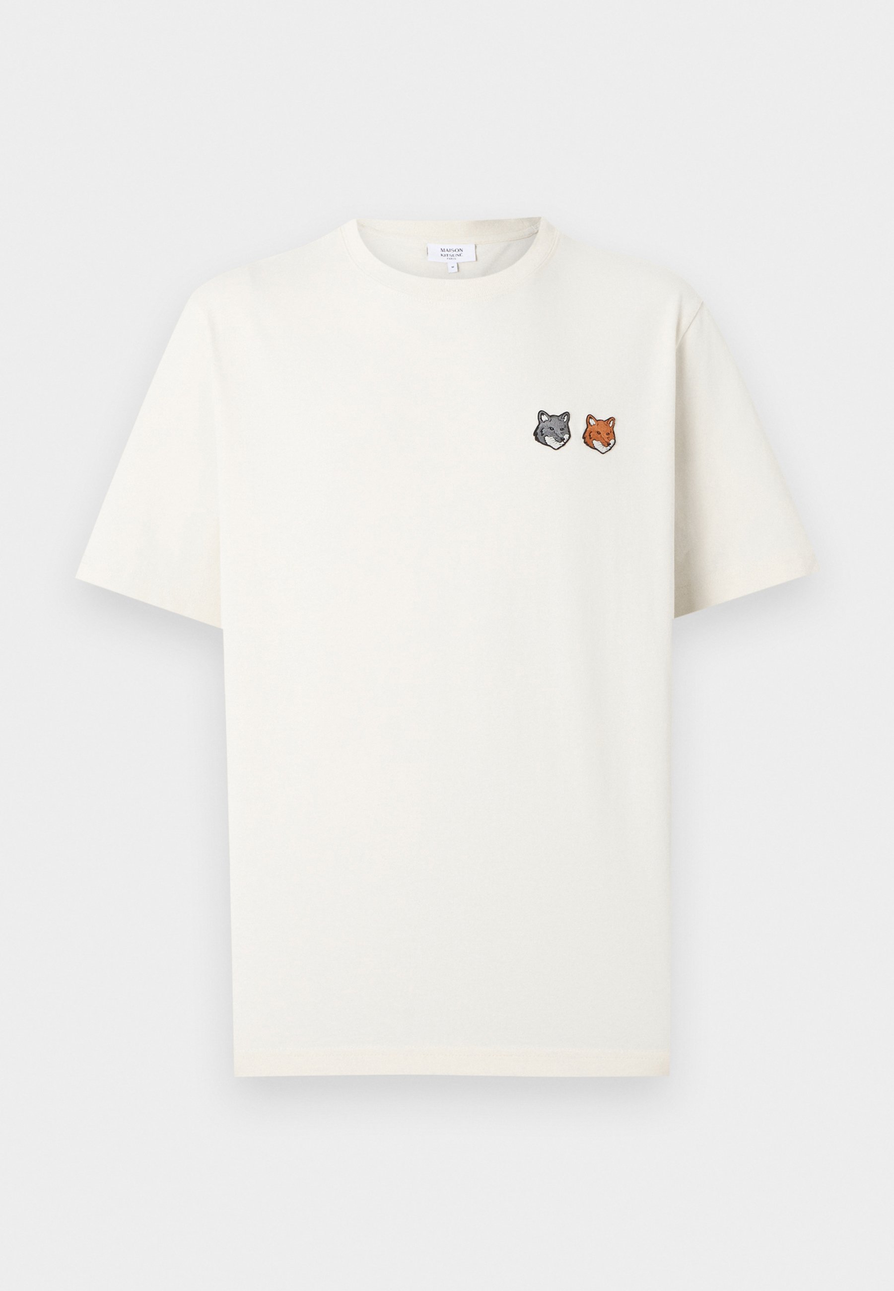 MAISON KITSUNÉ フォックスヘッドコンフォートTシャツ ホワイト Maison Kitsuné FOX HEAD REGULAR TEE - Print T-shirt - white