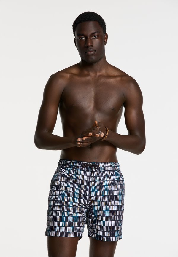 NATE QUICK DRY BATIK STRIPES - Badeshorts - purple rock batik stripes