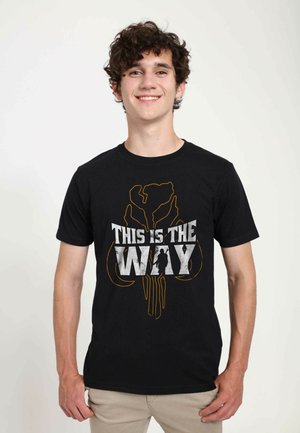 STAR WARS: THE MANDALORIAN WAY UNISEX - T-shirt print - black