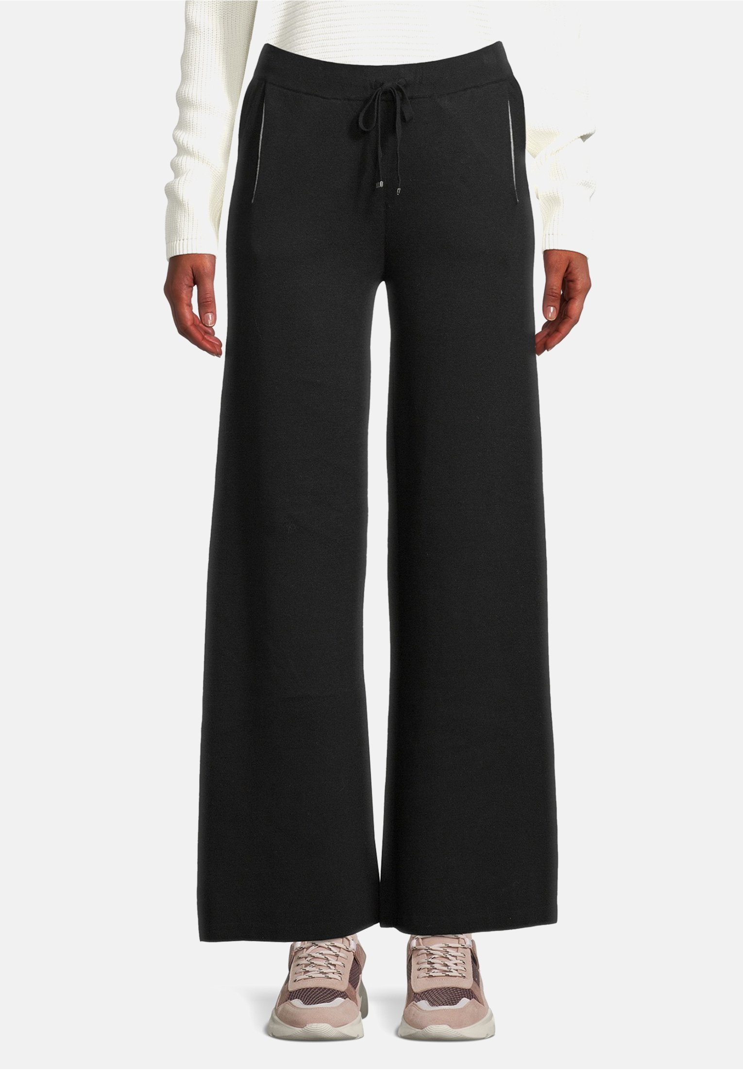 Cartoon PALAZZO - Broek - schwarz/grau/Zwart - Zalando.nl