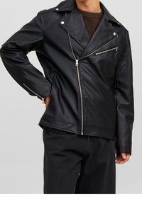 Jack & Jones Giacca in similpelle - black