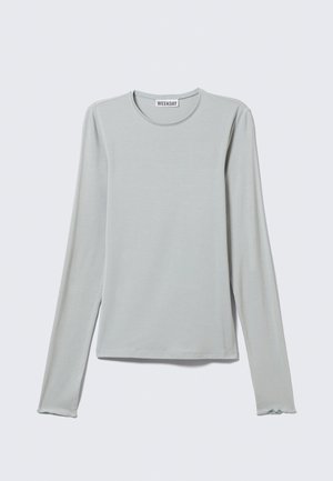 FITTED - Langarmshirt - light blue-ish grey
