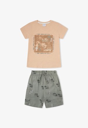 Canada House, CONJUNTO CORTO NIÑO - Pantalones deportivos - naranja