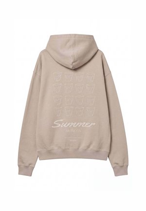 Pegador, PEGADOR OVERSIZED SWEAT JACKE SOLANA - Sudadera con cremallera - beige