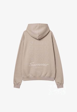 Pegador, PEGADOR OVERSIZED SWEAT JACKE SOLANA - Sudadera con cremallera - beige