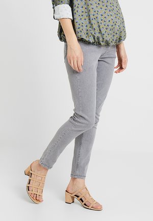 Miracle. mama and woman. UNTERBAUCHBUND - Jean slim - grey denim
