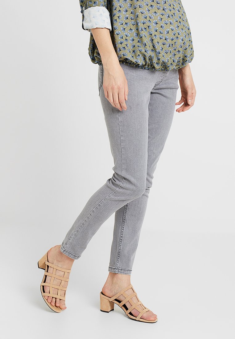 Miracle. mama and woman. UNTERBAUCHBUND - Jean slim - grey denim