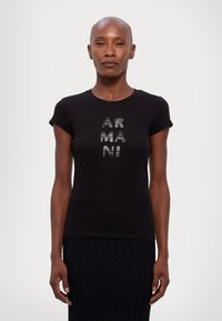 Armani Exchange T-shirt basic - black