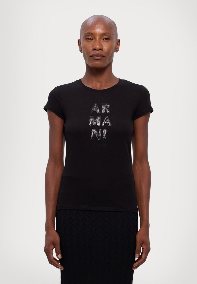 Armani Exchange T-shirt basic - black