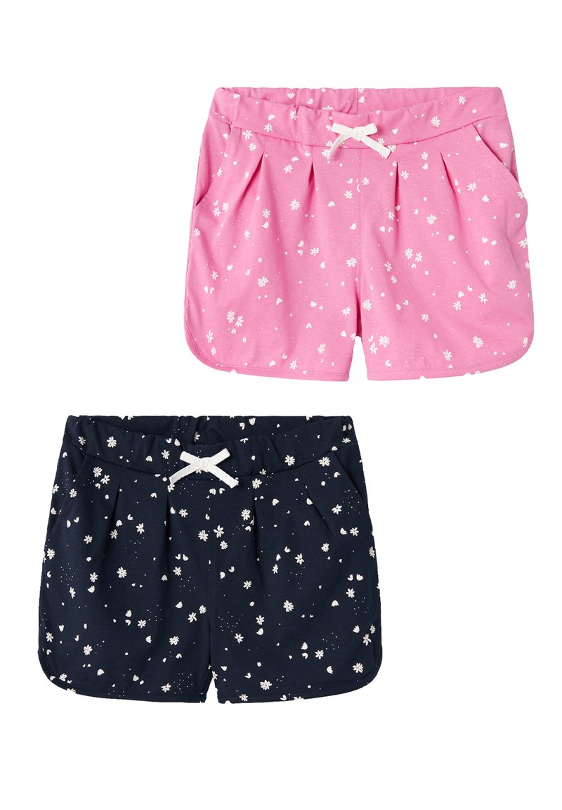 Name it 2PACK - Tracksuit bottoms - blau rosa