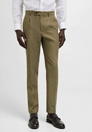 Mango Suit trousers - khaki
