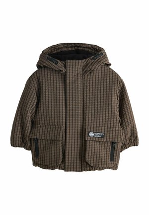 Next REGULAR FIT - UTILITY ANORAK - Ľahká bunda - brown check