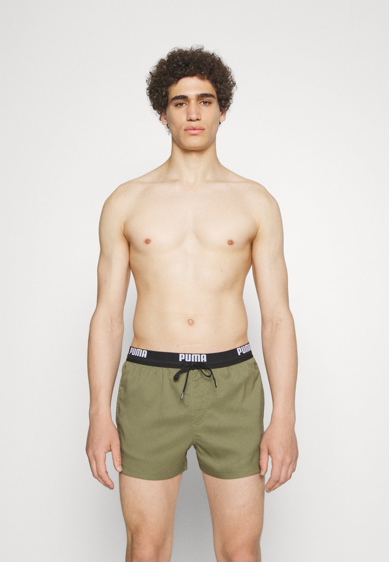 Puma SWIM MEN LOGO - Fürdőnadrág - moss green