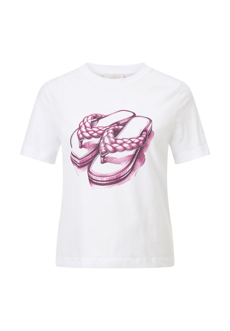 Rich & Royal T-shirt print wit Rich & Royal T-shirt print wit