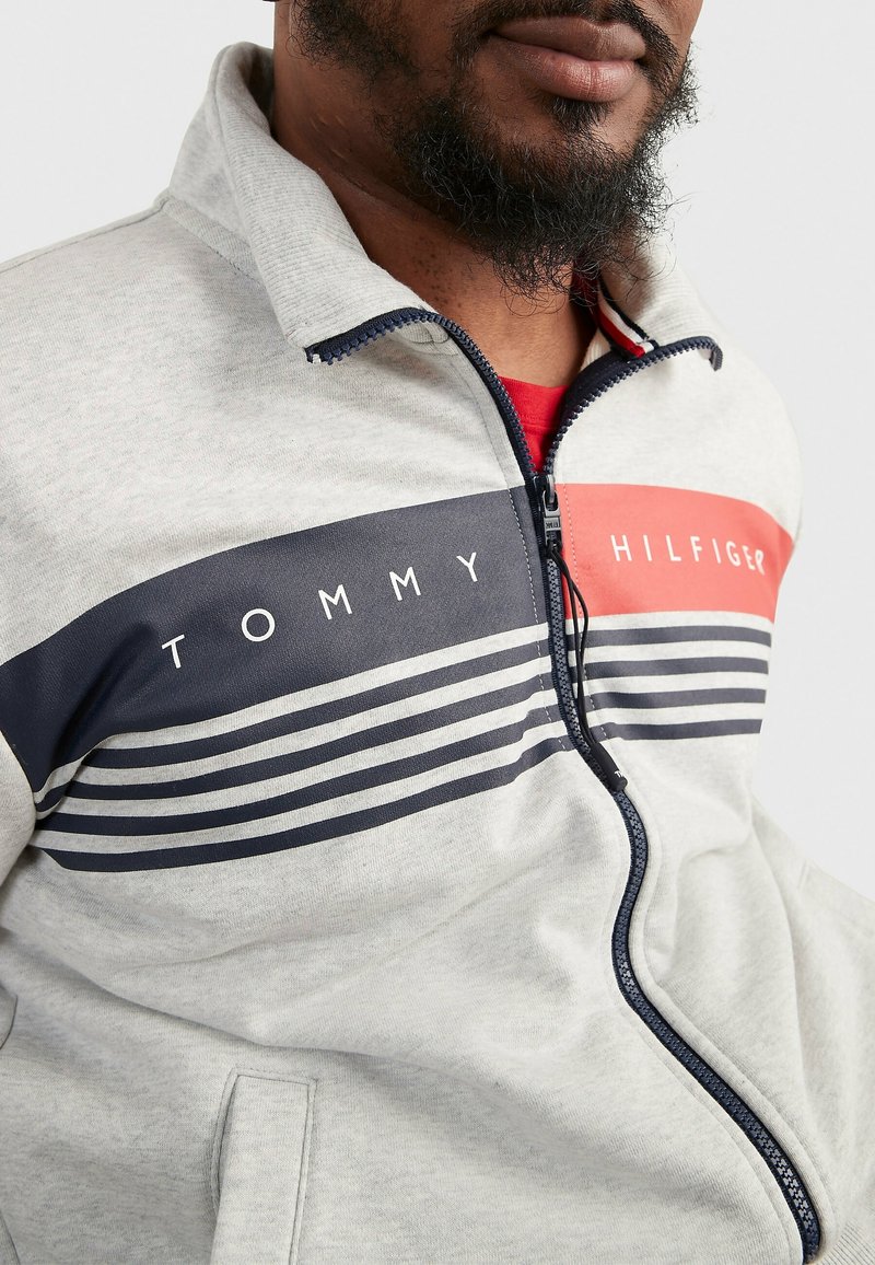 Tommy Hilfiger Sudadera con cremallera - grey