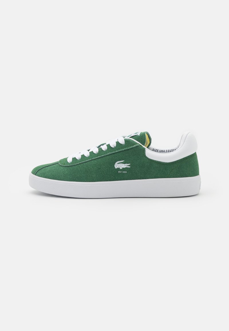 Lacoste BASESHOT 223 - Sporta apavi - dark green/white