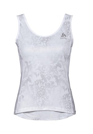 ZEROWEIGHT SUW CREW NECK SINGLET - Top - white