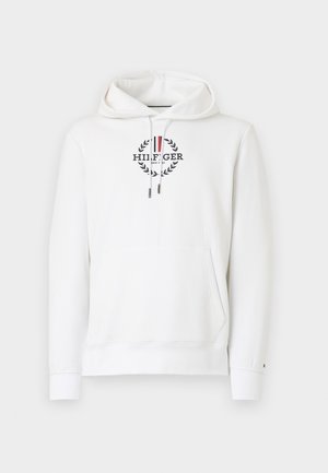 Tommy Hilfiger GLOBAL STRIPE WREATH TEE HOODY - Hoodie - white