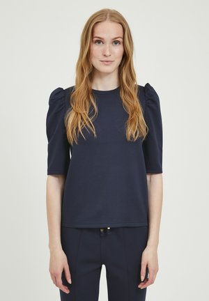 BYPUSTI TSHIRT - T-shirt print - peacoat
