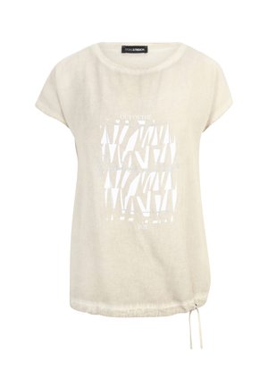 DORIS STREICH Print T-shirt - beige