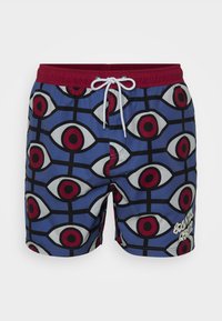 SALBA EYES - Short de bain - blue/bordeaux
