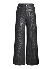 JXSARAH TOKYO COATED - Φαρδύ τζιν - black