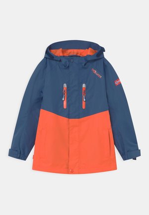 NUSFJORD UNISEX - Hardshellová bunda - mystic blue/orange
