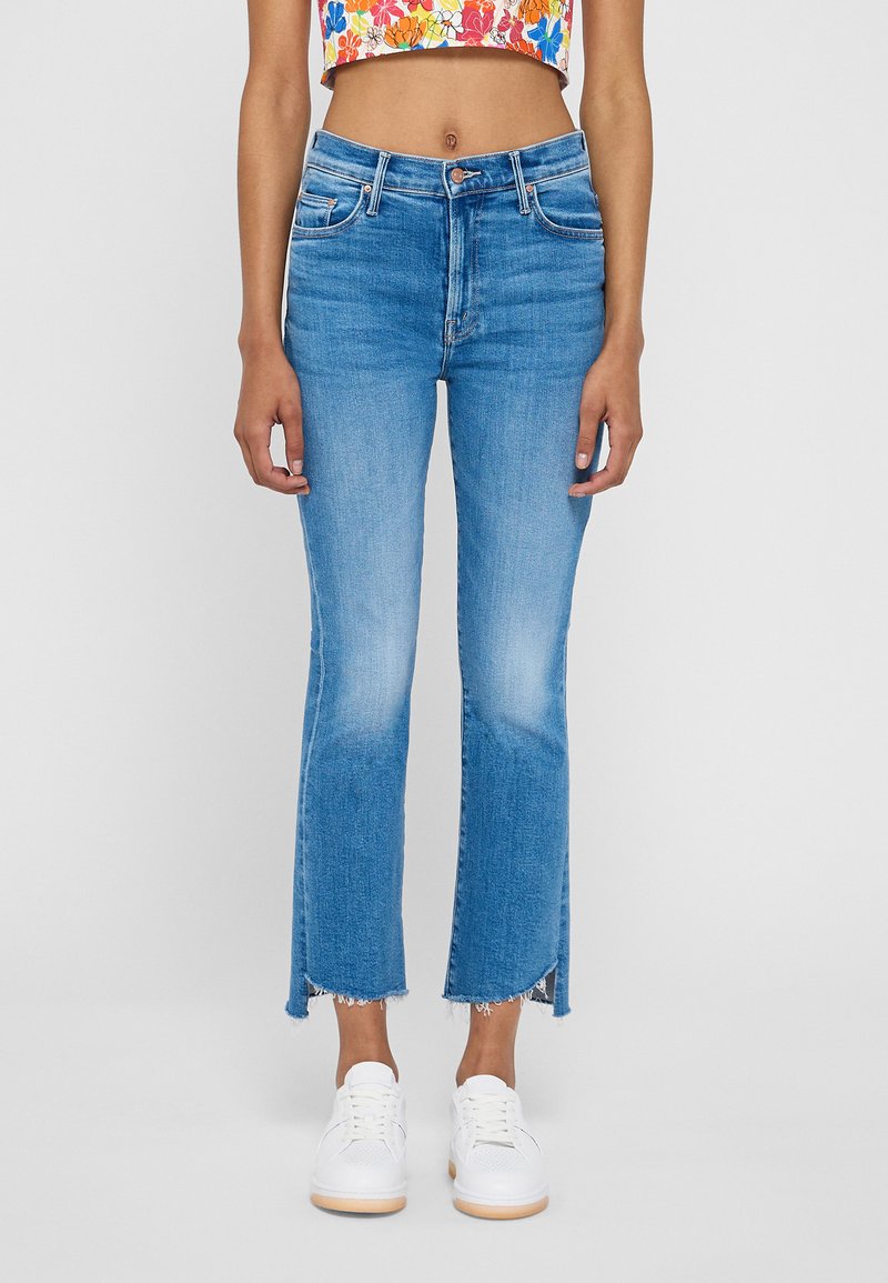 Mother - THE INSIDER CROP STEP FRAY - Jeans bootcut - out of the blue, Forstørre