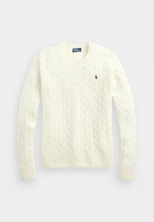 Polo Ralph Lauren, CABLE KNIT WOOL CASHMERE JUMPER - Neule - authentic cream