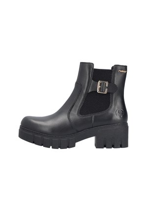Rieker Bottines de cowboy / motard - schwarz