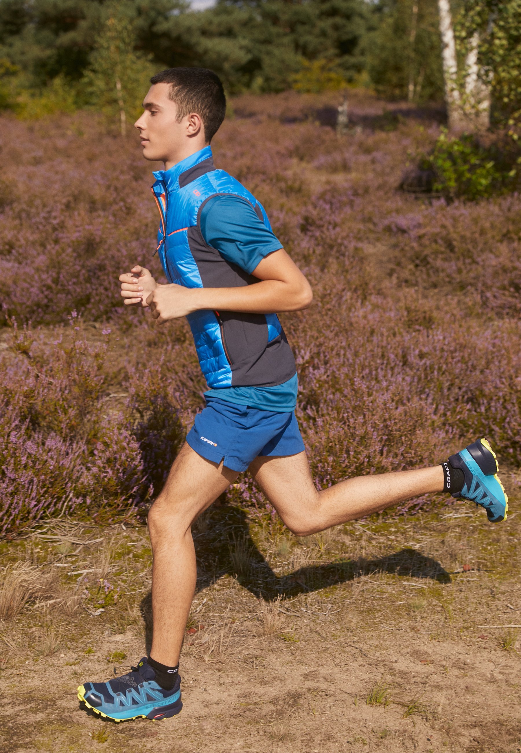 Salomon SPEEDCROSS 5 GTX - Scarpe da trail running - night sky/barr  reef/evening primrose/blu - Zalando.it