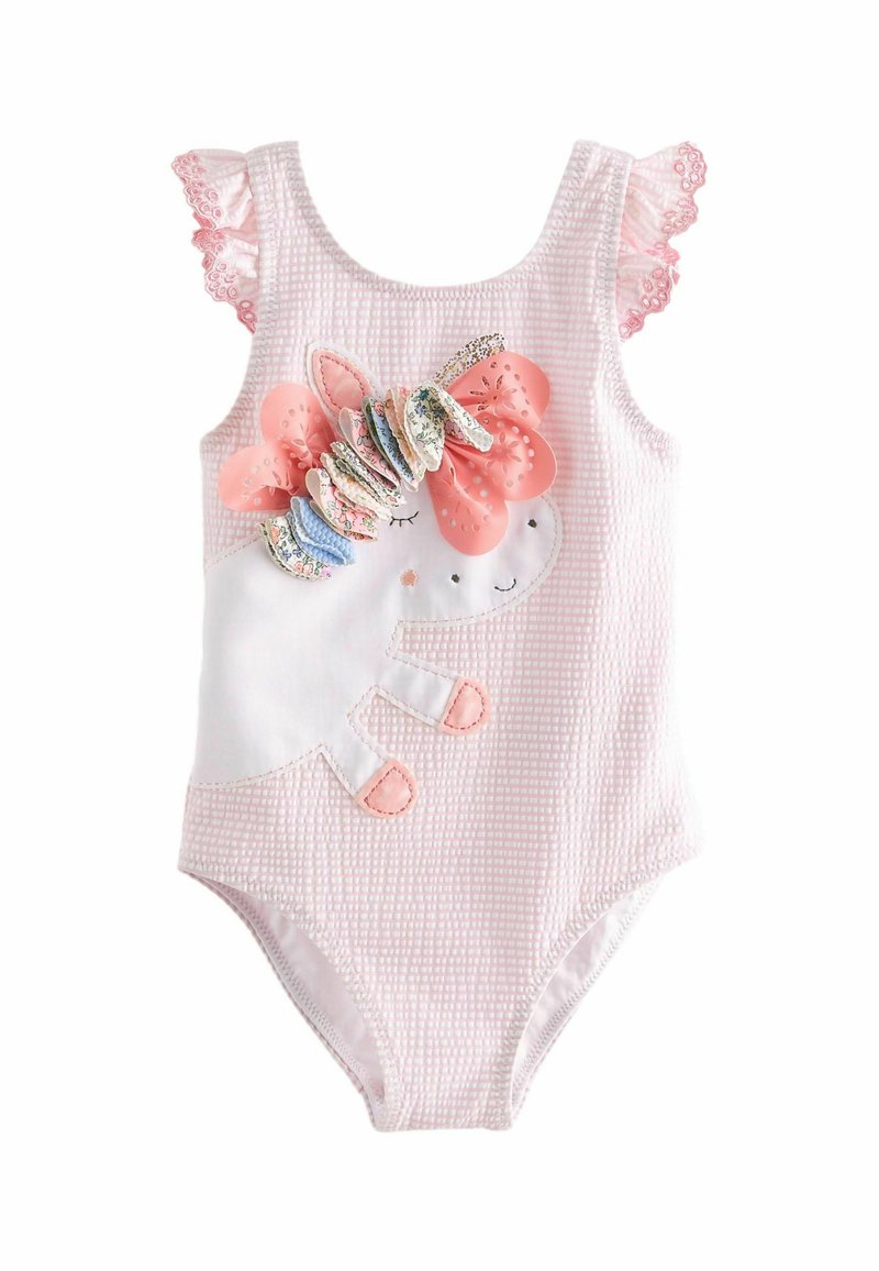 Next FRILL REGULAR FIT - Badedragt - yellow daisy