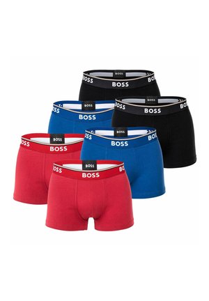 BOSS, 6 PACK - Kurze Boxershorts - rot blau schwarz