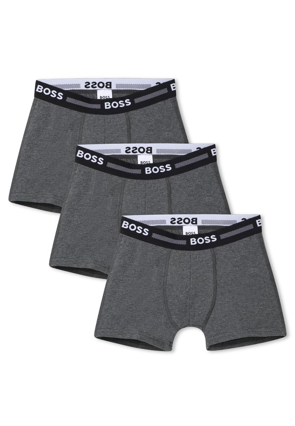 SHORTS 3 PACK - Pants - anthracite