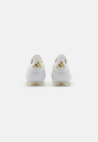 adidas Performance F50 ELITE FIRM GROUND - Futbola apavi, cieta zeme - footwear white/gold metallic