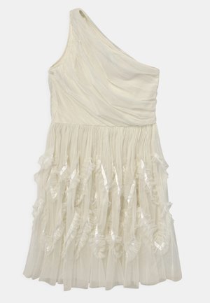 ONE SHOULDER - Vestito elegante - white