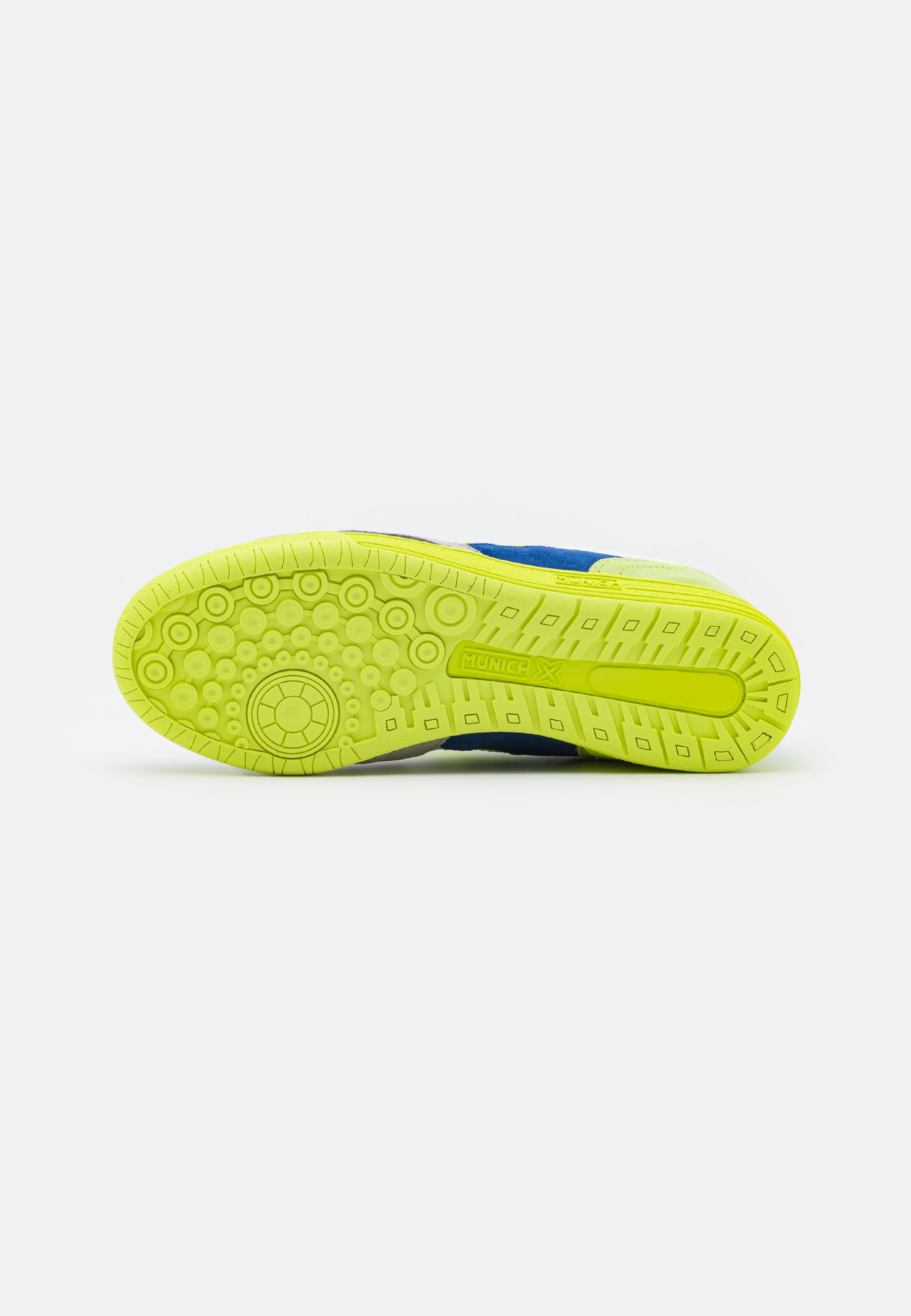 Munich GRESCA - Fußballschuh Halle - white/yellow/blue/weiß - Zalando.at
