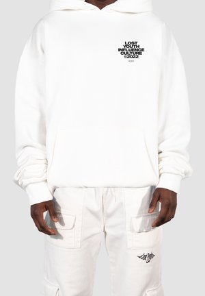 Lost Youth, Sweat à capuche - white