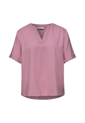 Street One, SHORT-SLEEVE BLOUSE WITH TURN-UP - Blouse - clouded blush