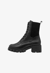Unselected, black leather