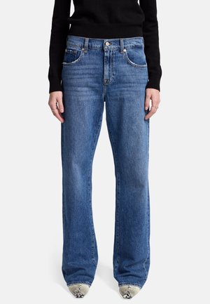 Straight leg jeans - mid blue
