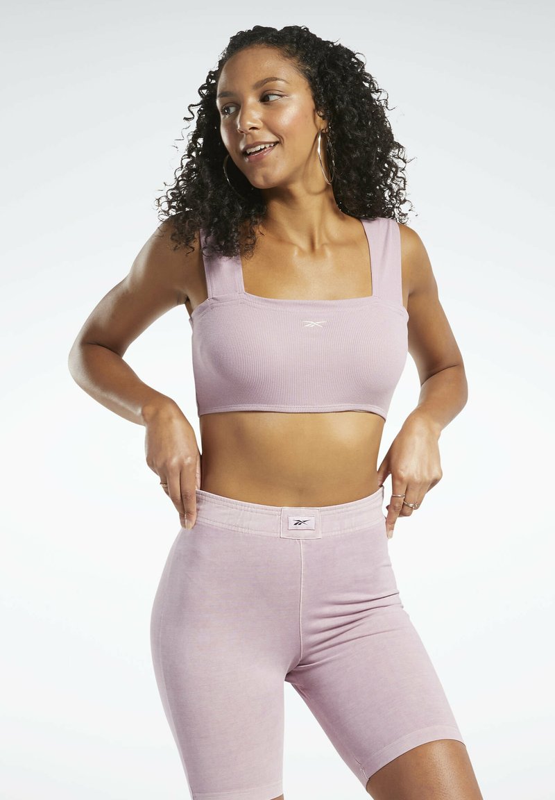 purple reebok classics