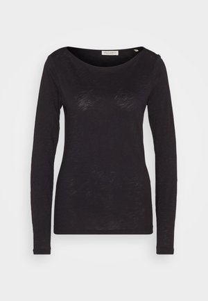 LONG SLEEVE BOAT NECK - Tops ar garām piedurknēm - manic midnight