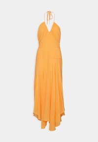 DKNY S/L CRINKLE RAYON HALTER MAXI DRESS - Robe de soirée - canteloupe