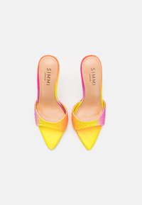 Simmi London FRANCA - Papuci înalți - pink/yellow