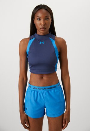 HEATGEAR RIB - Top - washed navy/blue atlantis