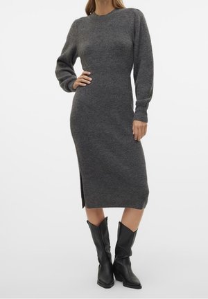 Neulemekko - mottled dark grey