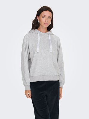 JDY VIDA  - Kapucnis pulóver - light grey melange