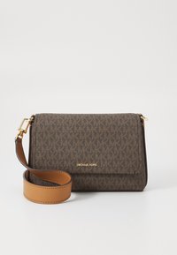 NESSA MESSENGER - Ülerinna-kott - brown/acorn