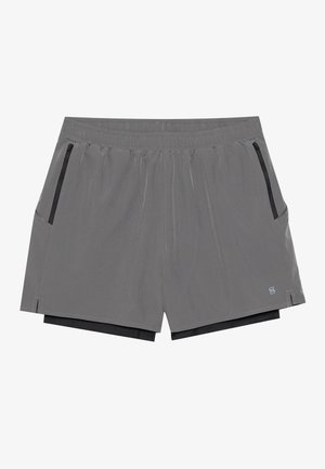 Pier One Sport Sports shorts - dark grey